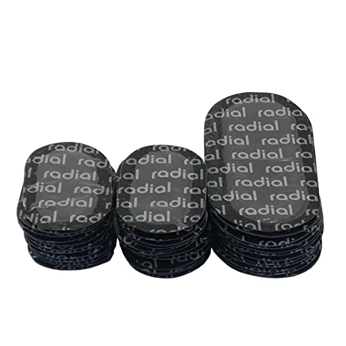 Image of TP-MV2b Radial Tire Patch Kit 36 pcs(1 1 /2 inch x 2 3 /8 inch (38 x 61 mm) 24 pcs and 2 inch x 4 inch (49 x 100 mm) 12 pcs in a Box)