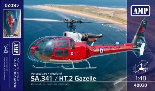 Construire la maquette hélicoptère Gazelle 1/48 Mikro-mir AMP 48-020