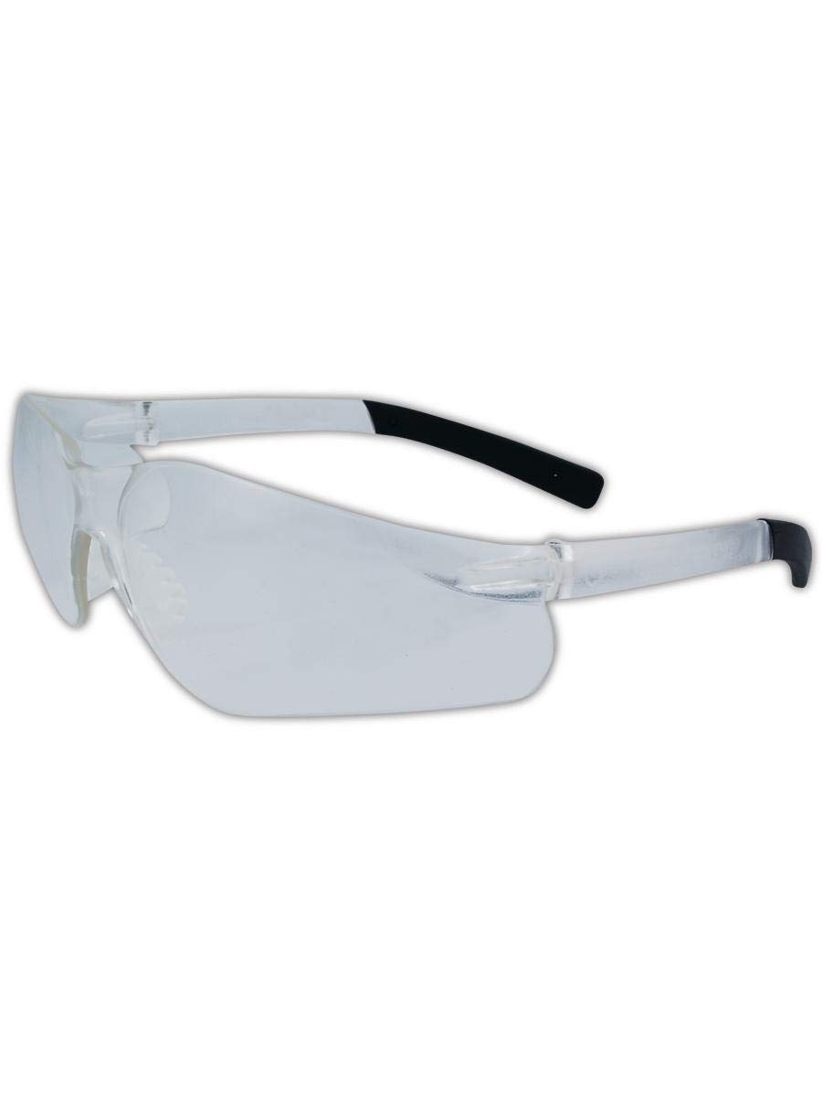 MAGID Y19CFC Gemstone Myst Flex Y19 Series Schutzbrille, transparenter Rahmen, klare Gläser (2 Paar)