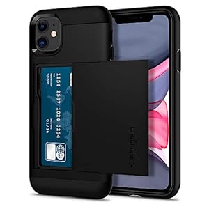 Spigen Slim Armor CS hoesje Compatibel met iPhone 11 -Black