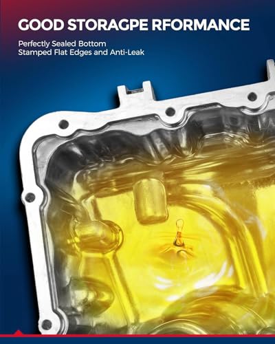 Image of KAX Engine Oil Pan Compatible with Odyssey, RDX, Accord, RLX, ZDX, MDX | 264-380 with Drain Plug for 2016-2017 Odyssey, 2016-2018 RDX, 2016-2017 Accord, 2017-2020 MDX, 2016-2020 RLX, 2010-2011 ZDX