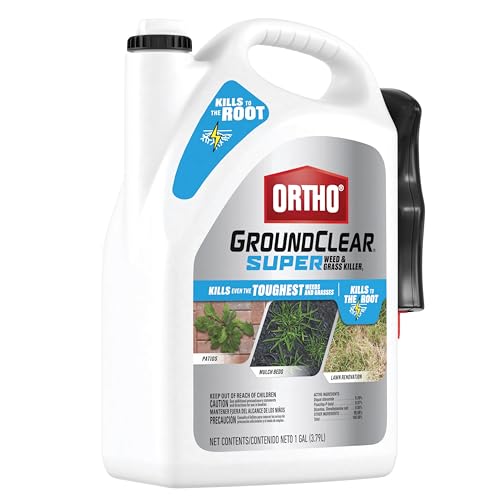 Image of Ortho GroundClear Super Weed & Grass Killer1 with Trigger Sprayer - Ready-To-Use, Kills the Toughest Weeds and Grasses to the Root, 1 gal.