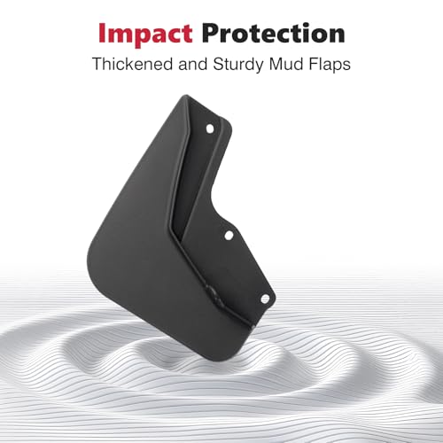 Image of Sunsdrew Mud Flaps for 2026 Honda Passport Mudguards Accessories All-Weather Passport Mud Flaps Splash Guards No-Drill Front and Rear-Black,4 Pc