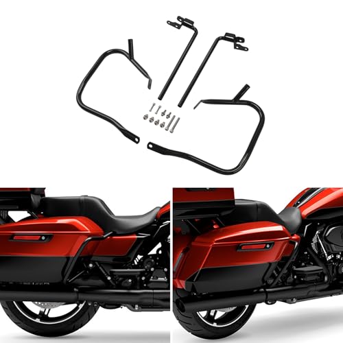 Green-L Guardabarros Negro para Alforjas Compatible con Harley Touring 2024-2026 miniatura 3