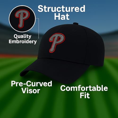 Gorra Negra Ajustable con Logo Bordado miniatura 6
