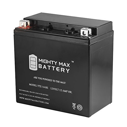 Ytx14-Bs - 12 Volt 12 Ah, 200 Cca, Rechargeable Maintenance Free Sla Agm Motorcycle Battery & Ytx4L-Bs - 12 Volt 3 Ah, 50 Cca, Rechargeable Maintenance Free Sla Agm Motorcycle Battery #TOP1