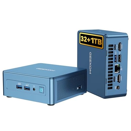 GEEKOM Mini PC IT13,Intel i7-13620H (10 cœurs, 16 Threads, jusqu'à 4,9 GHz), Mini Ordinateur Sobremesa32 Go et 1TB to Windows 11 Pro DDR4 Mini Ordinateur de Bureau, NUC PC i7 8K UHD | Wi-FI 6E | USB4