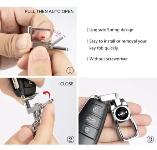 Image of Greenworld Silver Color Car Key Fob Key Chain Heavy Duty Keychain for Suzuki /Dzire /Swift /Breeza /Scross /Baleno /Alto /Wagonr /Xpresso /Ciaz /Ignisar