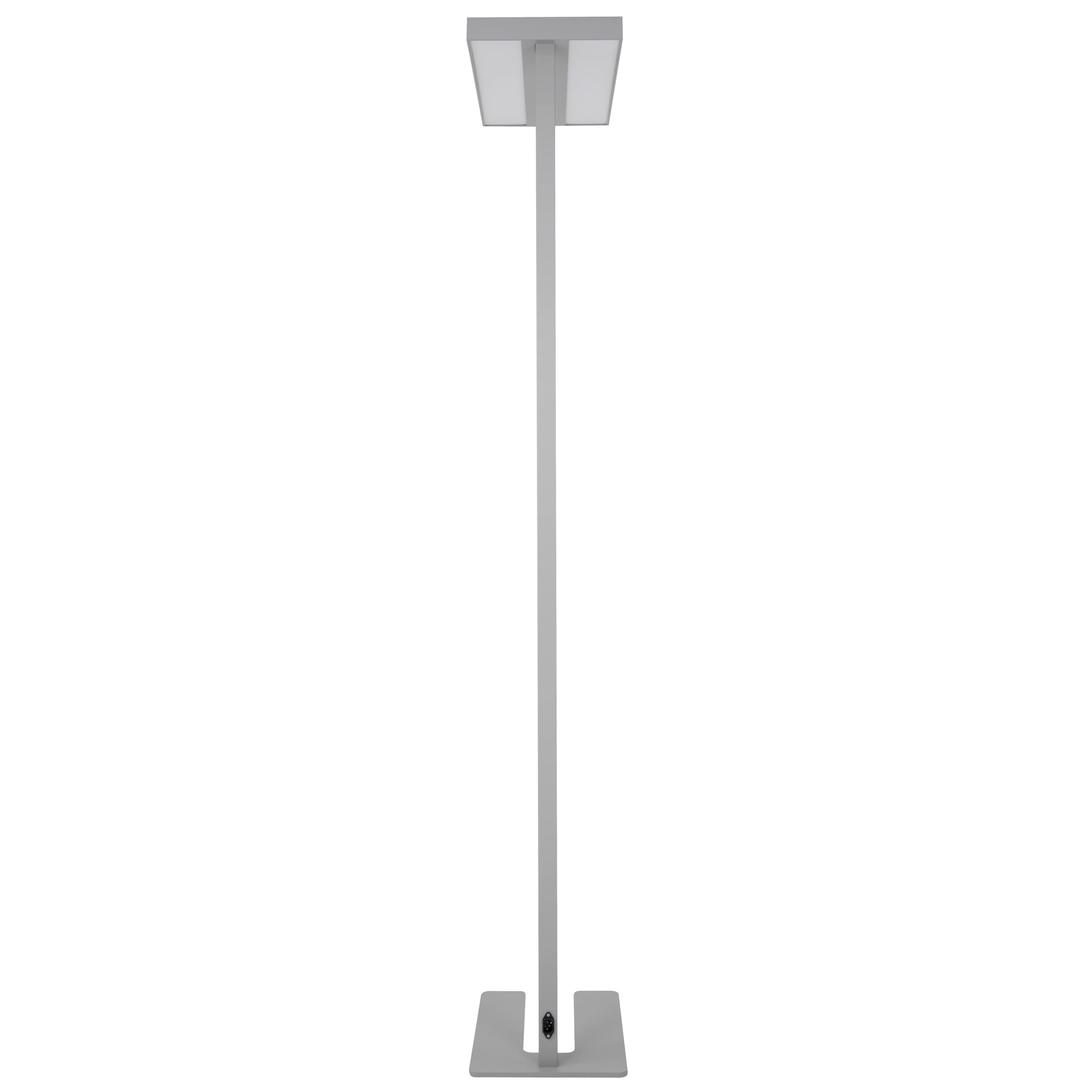 LED Büro Lampe | Smart-Pro | Moderne Stehlampe mit Bewegungsmelder Tageslichtsensor dimmbar per Touch Display, 7.800lm neutralweiß Office Leuchte