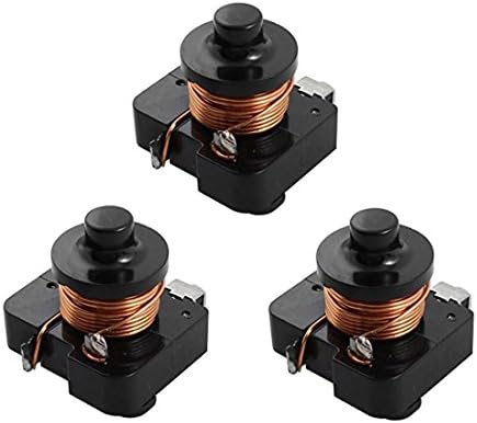 XMHF 1/3HP Refrigerator Coil Compressor Relay Starter 3Pcs
