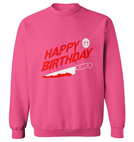 Haase Unlimited Happy Birthday Slasher - Voorhees Toddler Fleece Crewneck Sweater