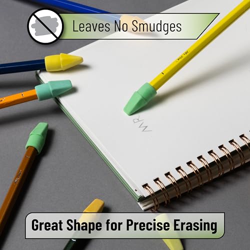 Image of Mr. Pen- Bulk Pencil Erasers Toppers, 1000 Pack, Latex Free, No Smudge | Cap Pencil Erasers for Precise Erasing, Kids, Teachers, Studying Supplies