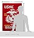 USMC House Flag - Pack Armed Forces Marine Corps Semper Fi United State American Military Veteran Retire Official USA Vintage Applique - Banner Small Garden Yard Gift Double-Sided Made in 28 X 40