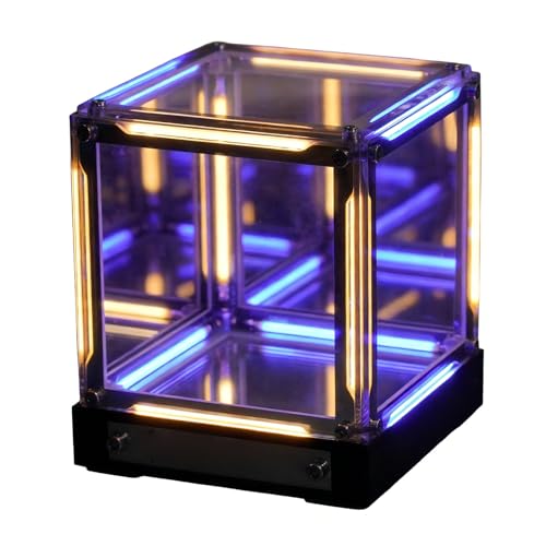 Lampe cube abyss 4D à effet miroir infini Jectse LED rechargeable tact