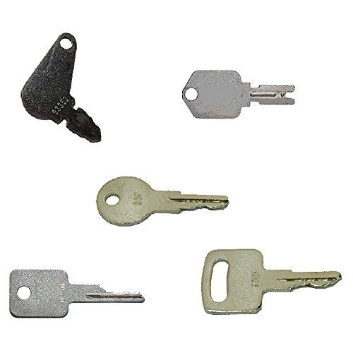 Keyman JLG Heavy Equipment Construction Ignition Key Blank Set Made to fit JLG (5 Different Keys)