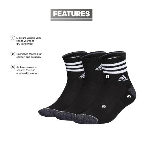 adidas Men's Cushioned 3-Stripe Socks 3 Pairs by adidas - Used condition - Image 4