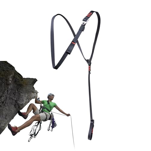 Arnés De Escalada,Ascensores Torácicos para Montañismo - Arnés Torácico Resistente y Multifuncional Para Senderismo, Escalada en Roca y Actividades al Aire Libre