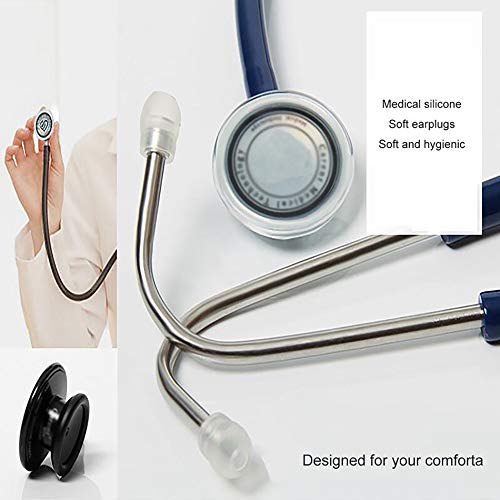 Legering dual-listening-stethoscoop heeft een duidelijke geluidsoverdracht, kan de oorhaak draaien en aanpassen, dikke… - Image 6