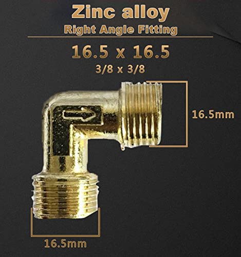 1pcs Raccordi ad Angolo retto del Tubo filettato