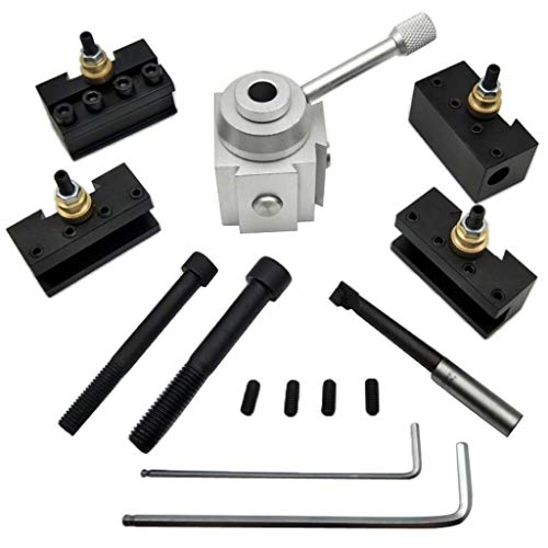 ZANYUYU Mini-Schnellwechsel-Stahlhalter-Set aus Aluminiumlegierung für Drehmaschinen Cover