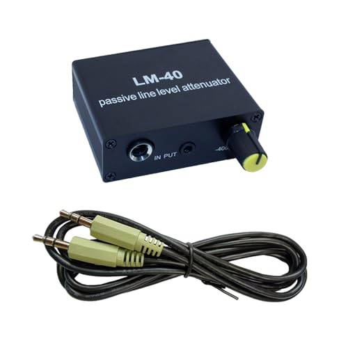 Haoyull Signal Passive Attenuator Sound Signal Attenuation Device Passive Line Attenuator Stable Signal Transmission