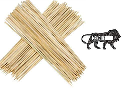 SPARSH Bamboo BBQ Sticks/Kebab Sticks/Wooden skewers/Bamboo Skewers/Roasting Pick 8 inches 2.3mm Thickness (Pack of 2 * 80=160 Sticks) (B09JWLVNND) Amazon Price History, Amazon Price Tracker