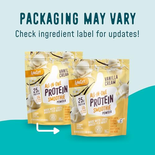 How to Stop Gaining Weight From Running 4 FlavCity Grass Fed Whey Protein Powder - Vanilla Smoothie - 25g Protein & 10g Collagen - Made with Real Vanilla Bean & Organic Coconut Milk - Gluten Free & No Added Sugars (20 Servings)