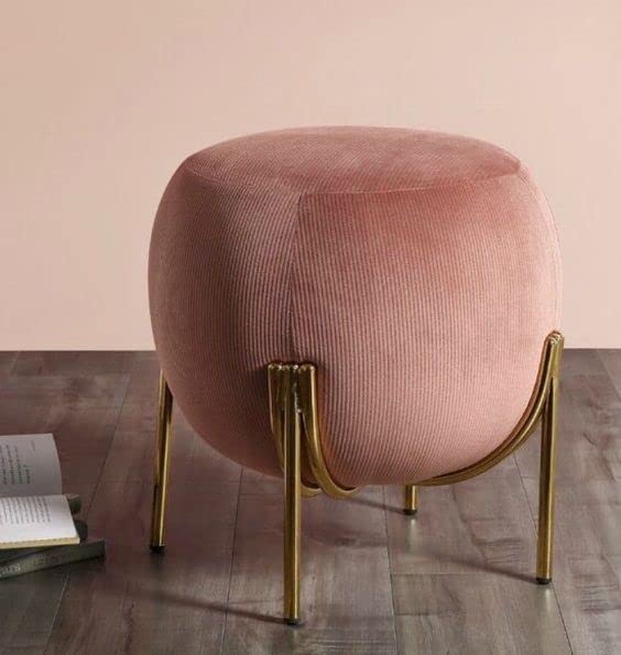 Ottoman Stool for Living Room Round Puff Chair for Dressing Table