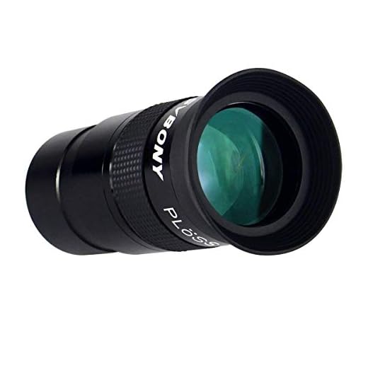 SVBONY 40mm 1.25 inches Plossl Telescope Eyepiece Fully Multi Green Coated Metal 40 Degree Apparent Field 4 Element for Astronomy Telescope