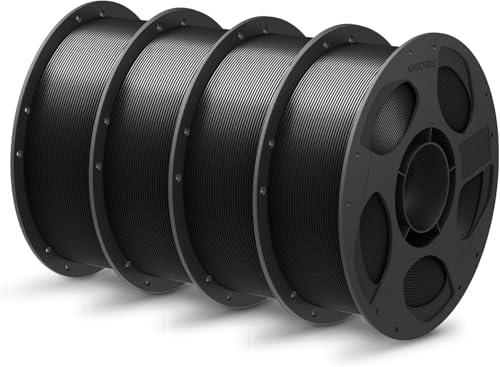 Filament PLA+ 1.75mm ANYCUBIC noir anti cassure pour objet 3D