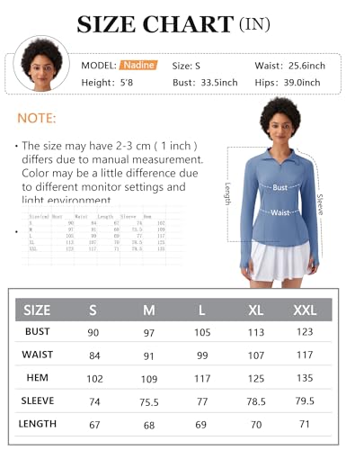 IECCP Women's Long Sleeve Green UPF 50+ Sun Protection Lightweight Pullover 1/4 Zip Exercise Tops, Size XXL, Adult, for Outdoor Activities - Image 6