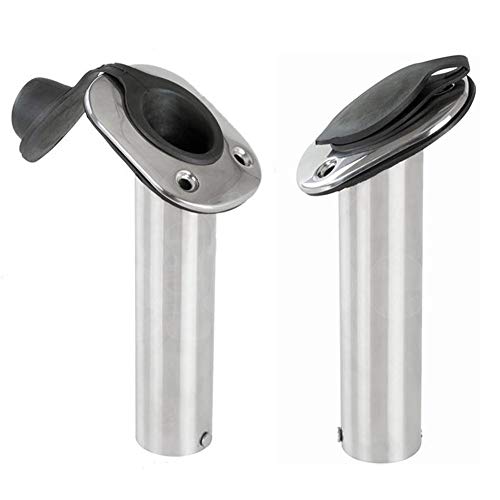 ZHITING Soportes para cañas de Pescar 316 Grado de empaque Empotrado de Acero Inoxidable de Grado náutico de Grado Marino para Barco Tenedor de Servicio Pesado