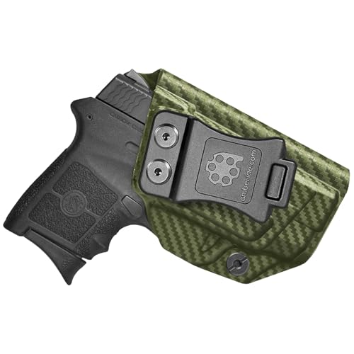 Amberide Bodyguard 380 Laser Holster, IWB Kydex Concealed Carry Holster for S&W Bodyguard 380 with