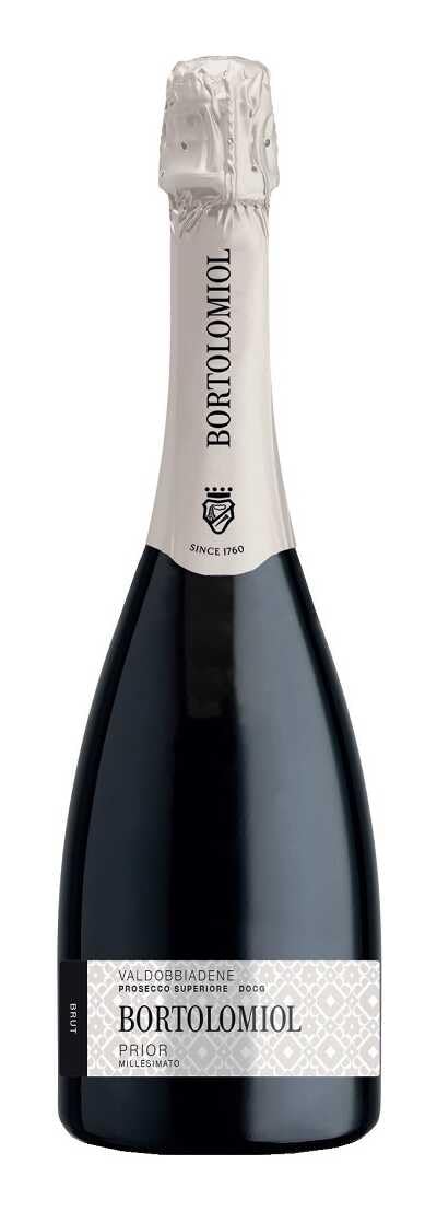 Bortolomiol Prior Valdobbiadene Prosecco Superiore Brut DOCG 6 bottiglie da 75cl Nuova Etichetta