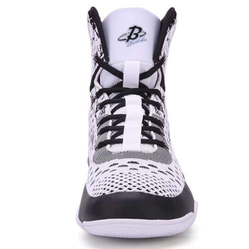 Men's Boxing Shoes High Top – Lightweight & Breathable Training Shoes for Boxing, Kickboxing, MMA, Gym & Combat Sports LS1982