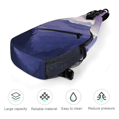 Bolso bandolera para senderismo y viaje unisex miniatura 5