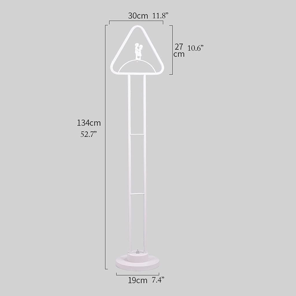 Moderne led-vloerlamp 3-kleuren dimmen staande lamp metaal wit creatieve hoogpolige lamp voor slaapkamer woonkamer vloerlamp