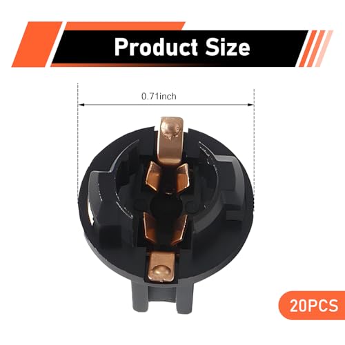 20 sockets T10 con bloqueo giratorio para autos miniatura 2