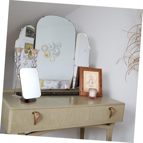 Miroir de Maquillage Pivotant et Mobile pour Table et Support Bureau