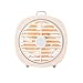 HiXB Ventilateur de Bureau USB Silencieux avec veilleuse Ventilateur de Refroidissement 3 Vitesses Mini Ventilateur de Bureau pour Bureau à Domicile Voyage en Plein air,Pink