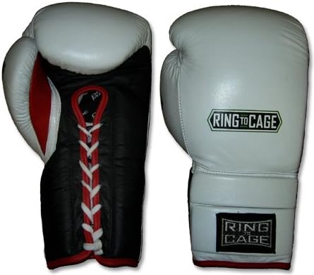 Deluxe MiM-Foam Sparring - Guantes de boxeo con cordones para Muay Thai, MMA, Kickboxing, Boxeo
