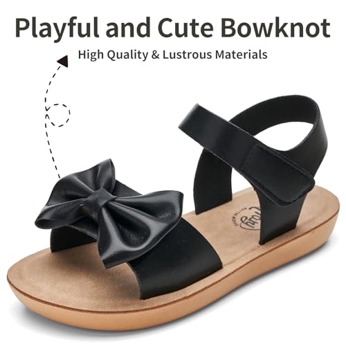 Image of Trary Toddler Sandals for Baby Girls Boys Summer Sandals Cute Kids Shoes Lightweight Open Toe Sandals Beach Holiday Unisex Child Sandals