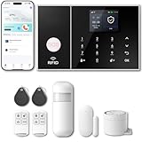 PGST Home Security Systems 8-Piece Kit,Alarm System for Home Security,App Alerts,Door Sensors,Motion Detection,WiFi Alarm,Compatible with Alexa,No Subscription,for Home Security and Kids Safety