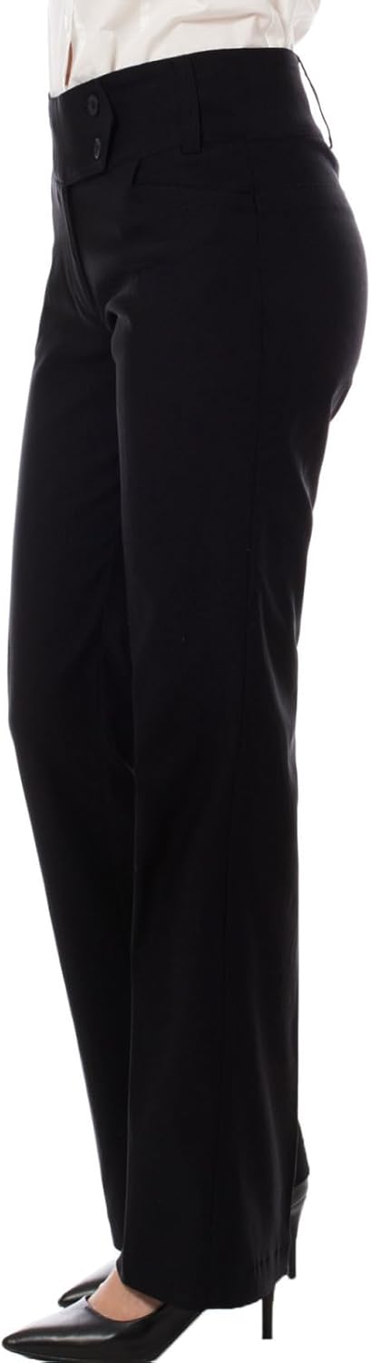 Design by Olivia Women's Ultra Stretch Comfy Millennium Bootcut Dress Pants Work Business Office Trousers - Image 3