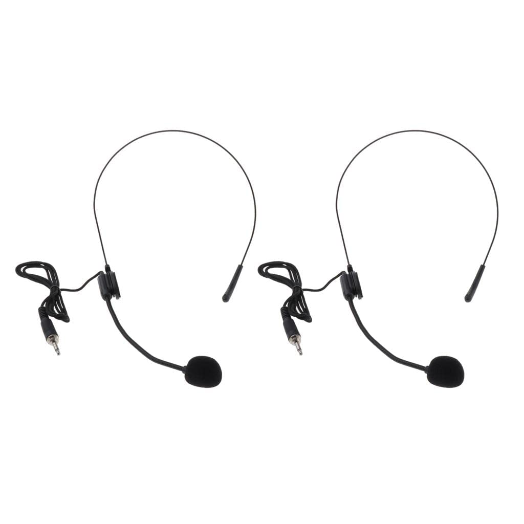 2pcs Microphone Headset 1/8" (3.5mm) for Voice Amplifier, Speakers-picture-20