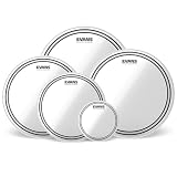 EVANS MEC2S Clear Tenor Pack (6 inch, 10 inch, 12 inch, 13 inch, 14 inch)