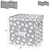 HOLDN’ STORAGE Christmas Ornament Storage Box with Lid - Christmas Decor Storage Containers that Store up to 64 Holiday Ornaments - Grey/White Snowflakes