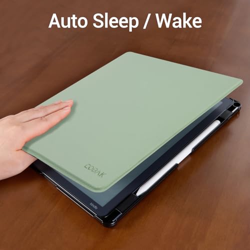 Image of CoBak Case for 11 inch Kindle Scribe 3rd Generation 2025, Kindle Scribe Colorsoft - All New PU Leather Cover with Auto Sleep Wake, Pen Holder for Scribe 11 inch 2025 Released