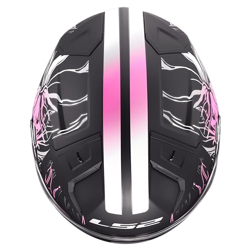 Casque LS2 Vector II Darflo Black Pink finition premium taille 2XS - 6