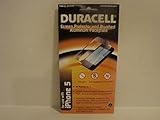 Duracell iPhone 5 Screen Protector and Aluminum Faceplate - Retail Packaging - Silver